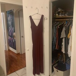 Maroon Maxi Dress